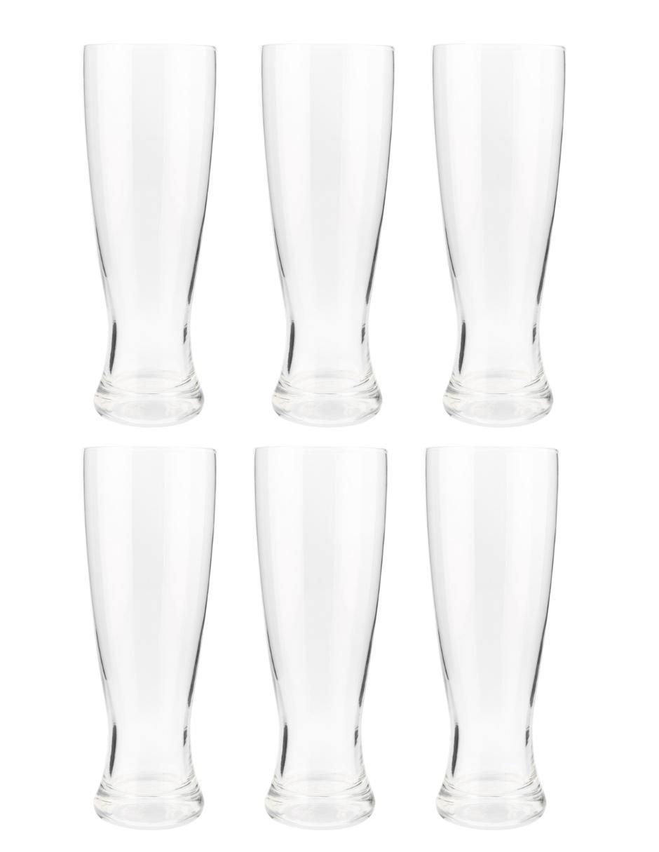 Set de vasos para cerveza de cristal con 6 piezas Set de vasos para cerveza de cristal con 6 piezas