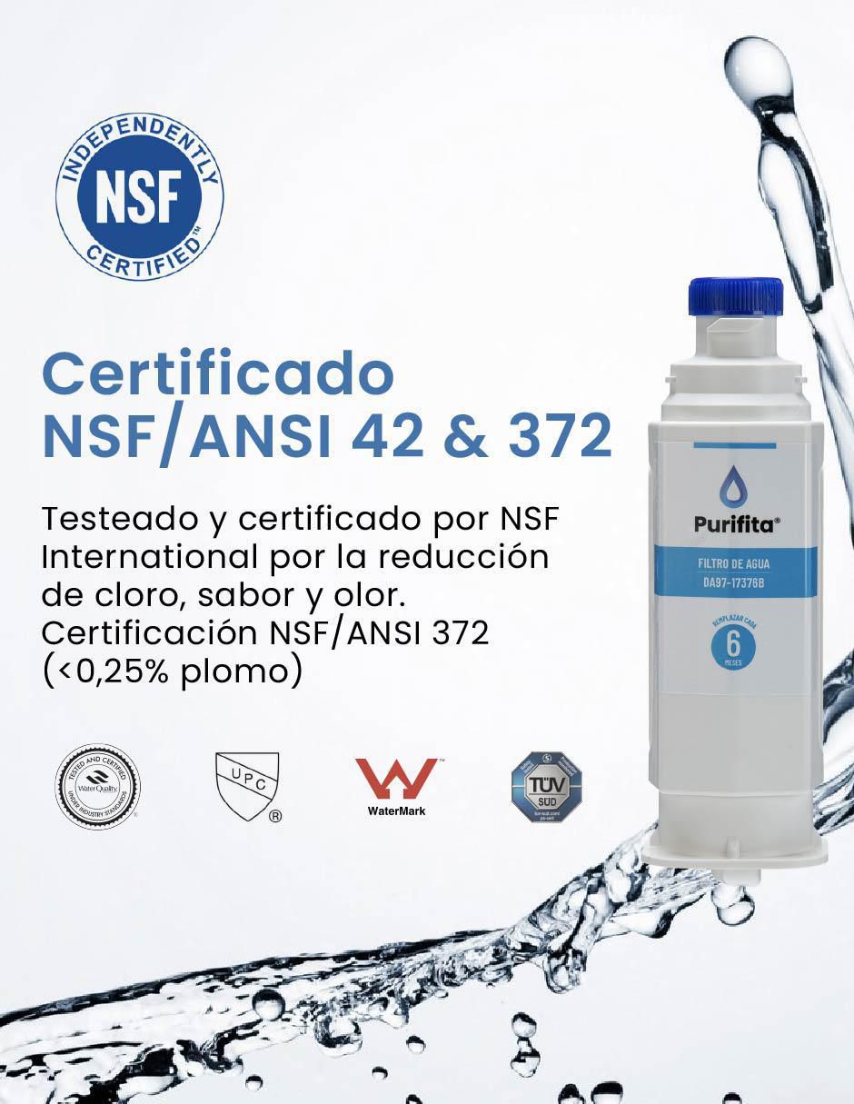 Filtro purificador de agua Purifita F1
