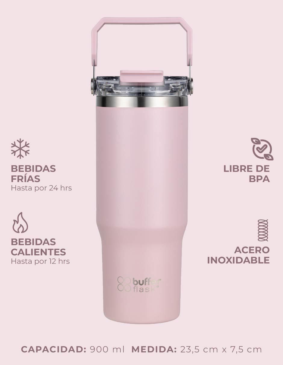 Termo de acero inoxidable con tapa rosca 900 ml 2