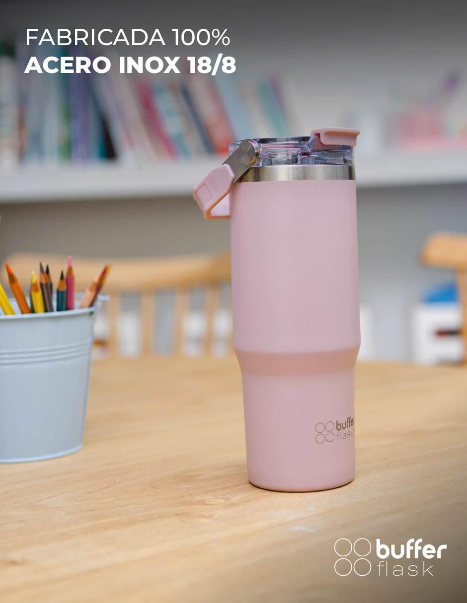 Termo de acero inoxidable con tapa rosca 900 ml 3
