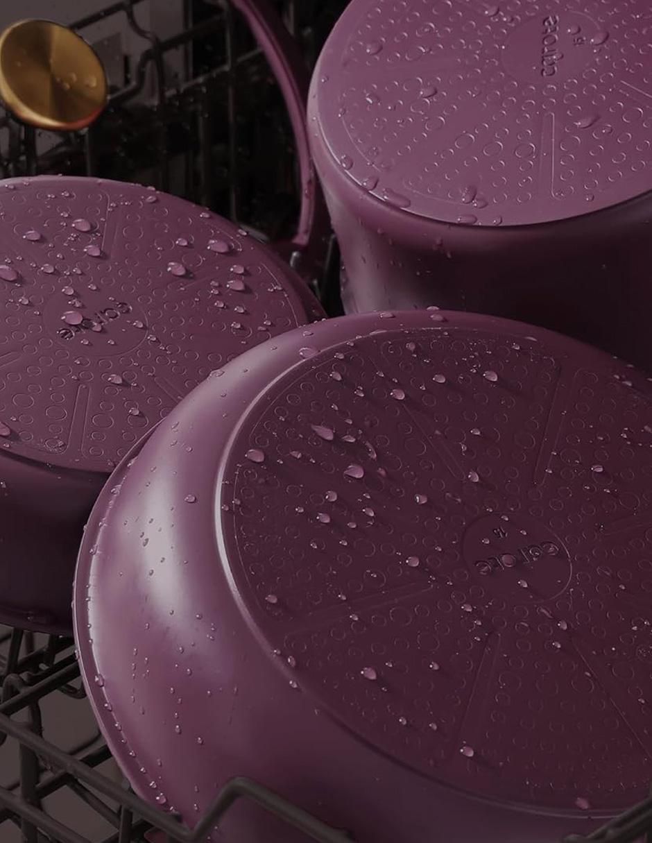 Batería de cocina de aluminio antiadherente cerámica 19 piezas
