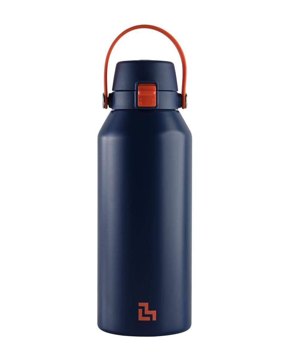Termo de acero inoxidable Leo con tapa flip top Termo de acero inoxidable Leo con tapa flip top