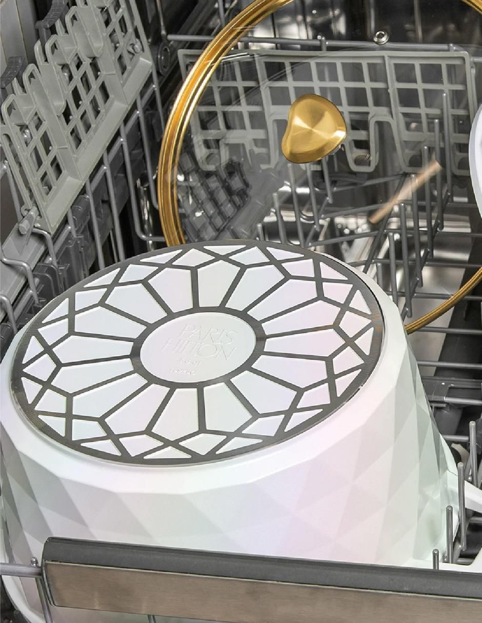 Batería de cocina de aluminio fundido antiadherente cerámica 10 piezas 4