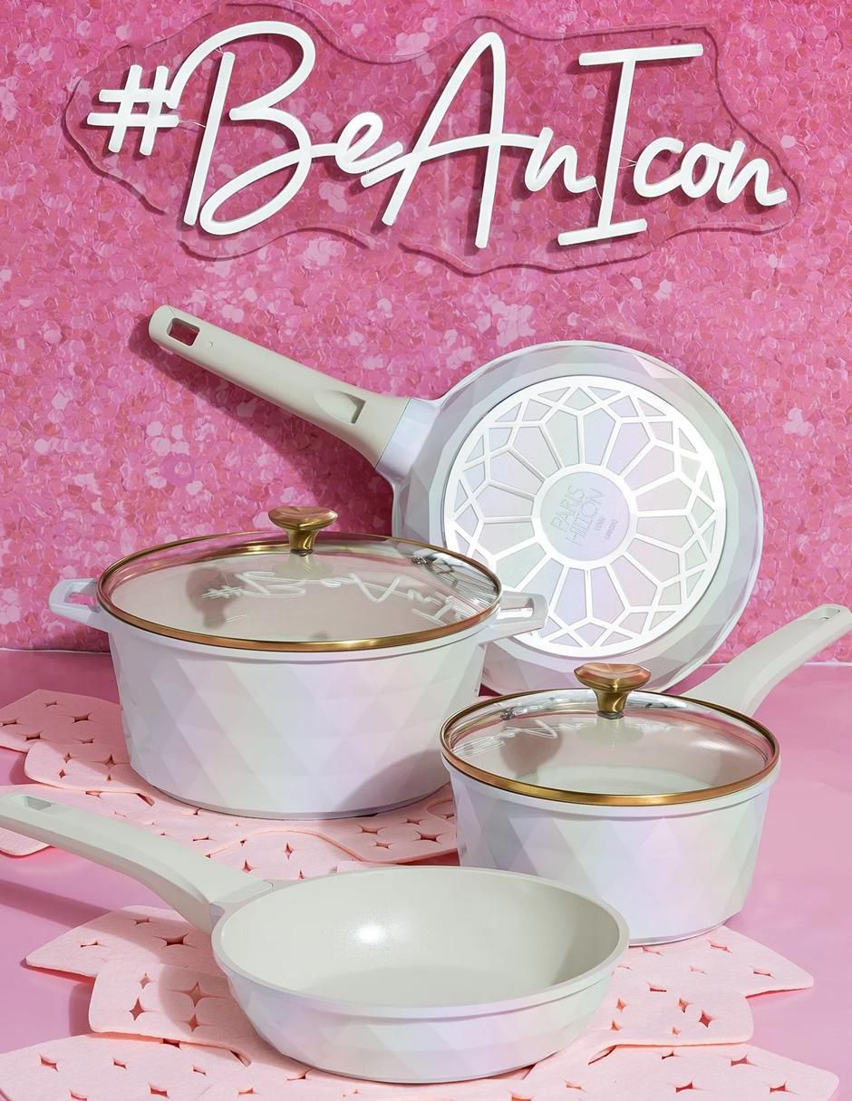 Batería de cocina de aluminio fundido antiadherente cerámica 10 piezas 2