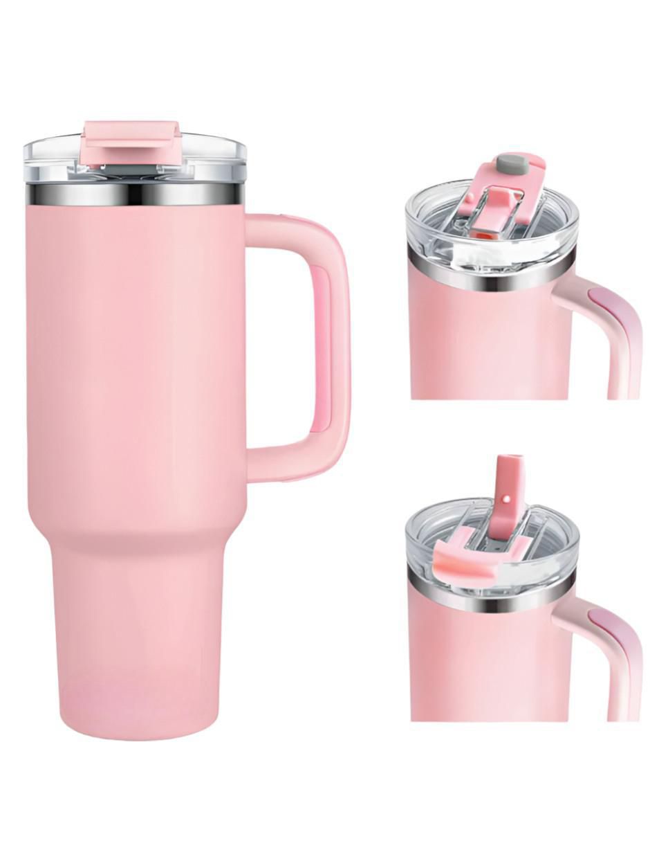 Termo de acero inoxidable con tapa push pull 5