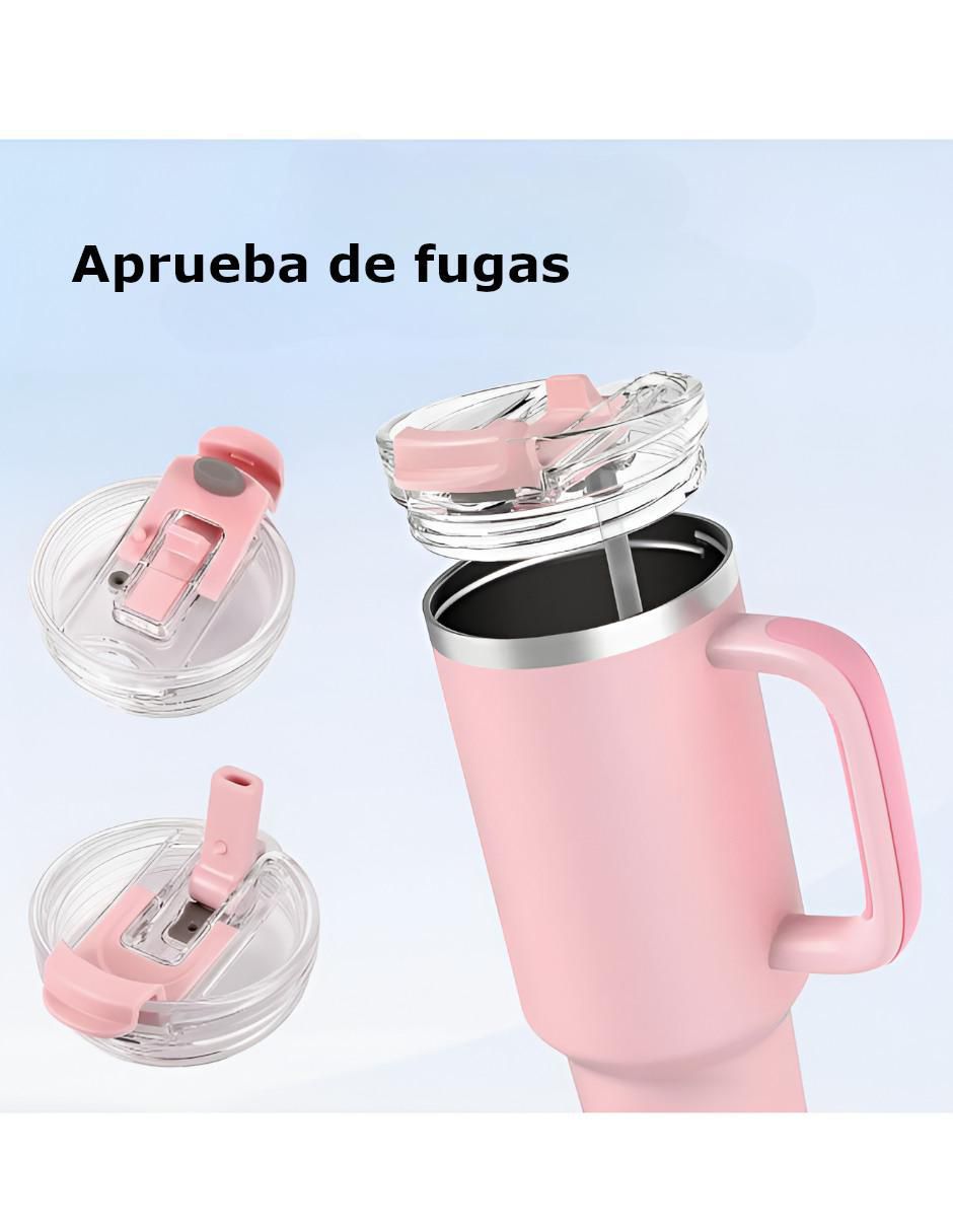 Termo de acero inoxidable con tapa push pull