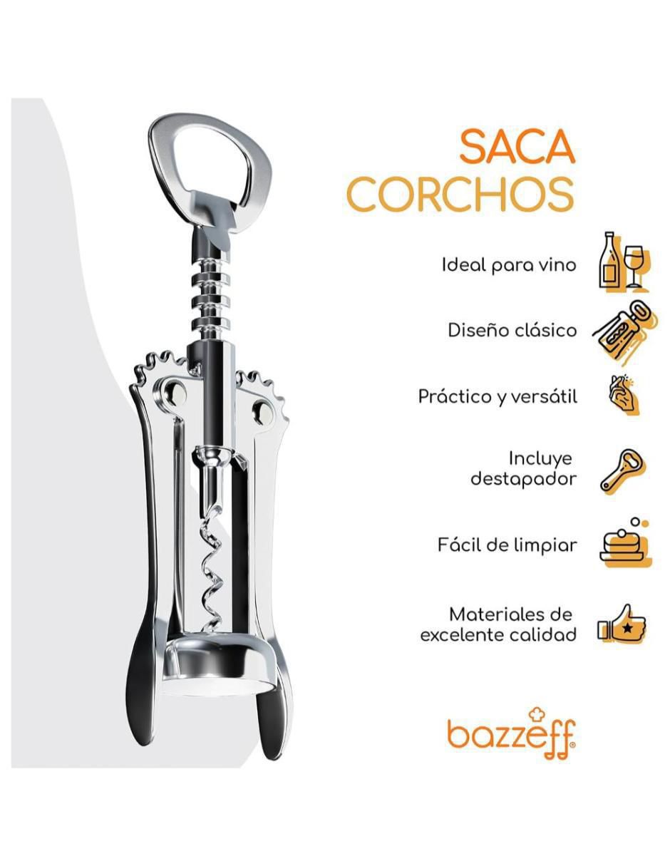 Sacacorchos de alas Fred & Friends de acero inoxidable 5