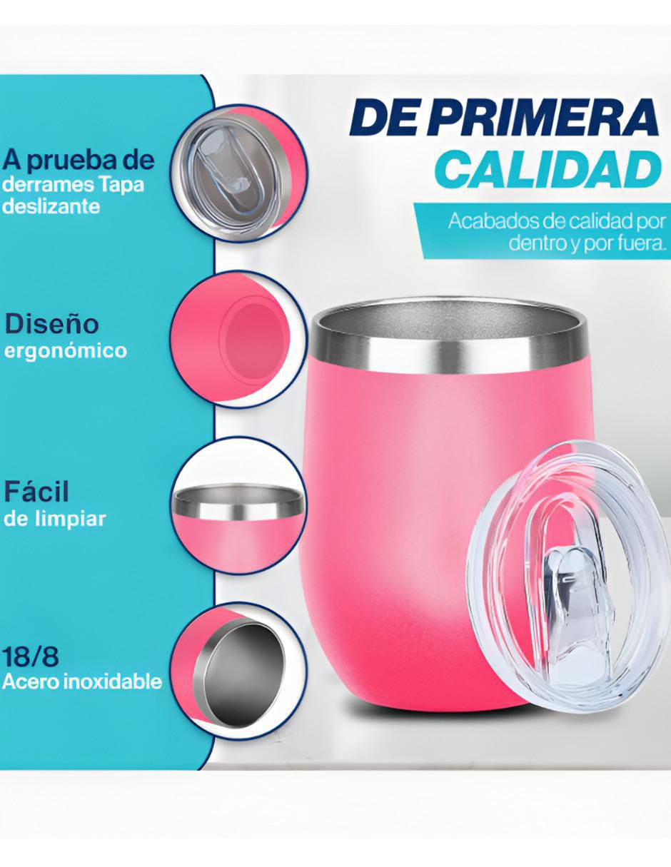 Termo de acero inoxidable con tapa disc top 350 ml
