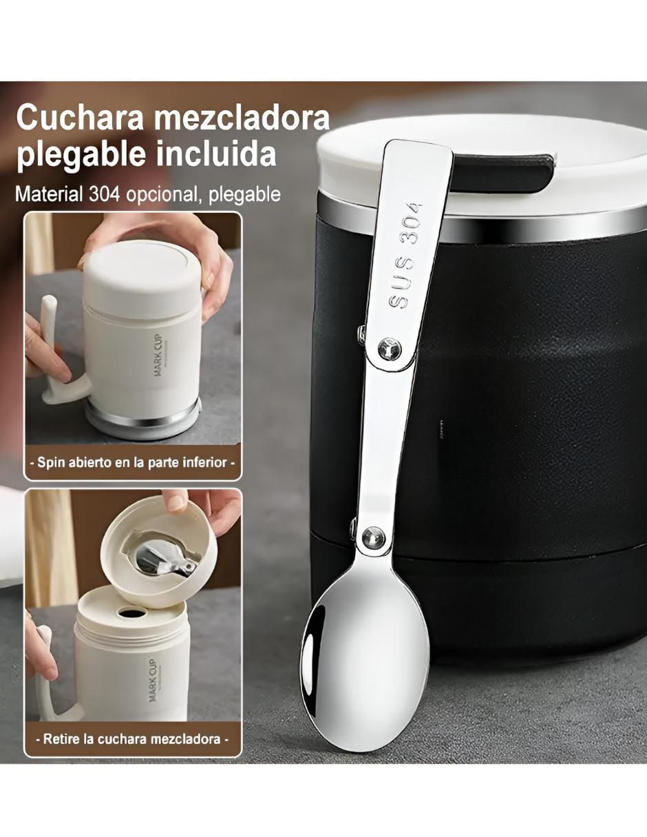 Termo de acero inoxidable con tapa disc top 490 ml