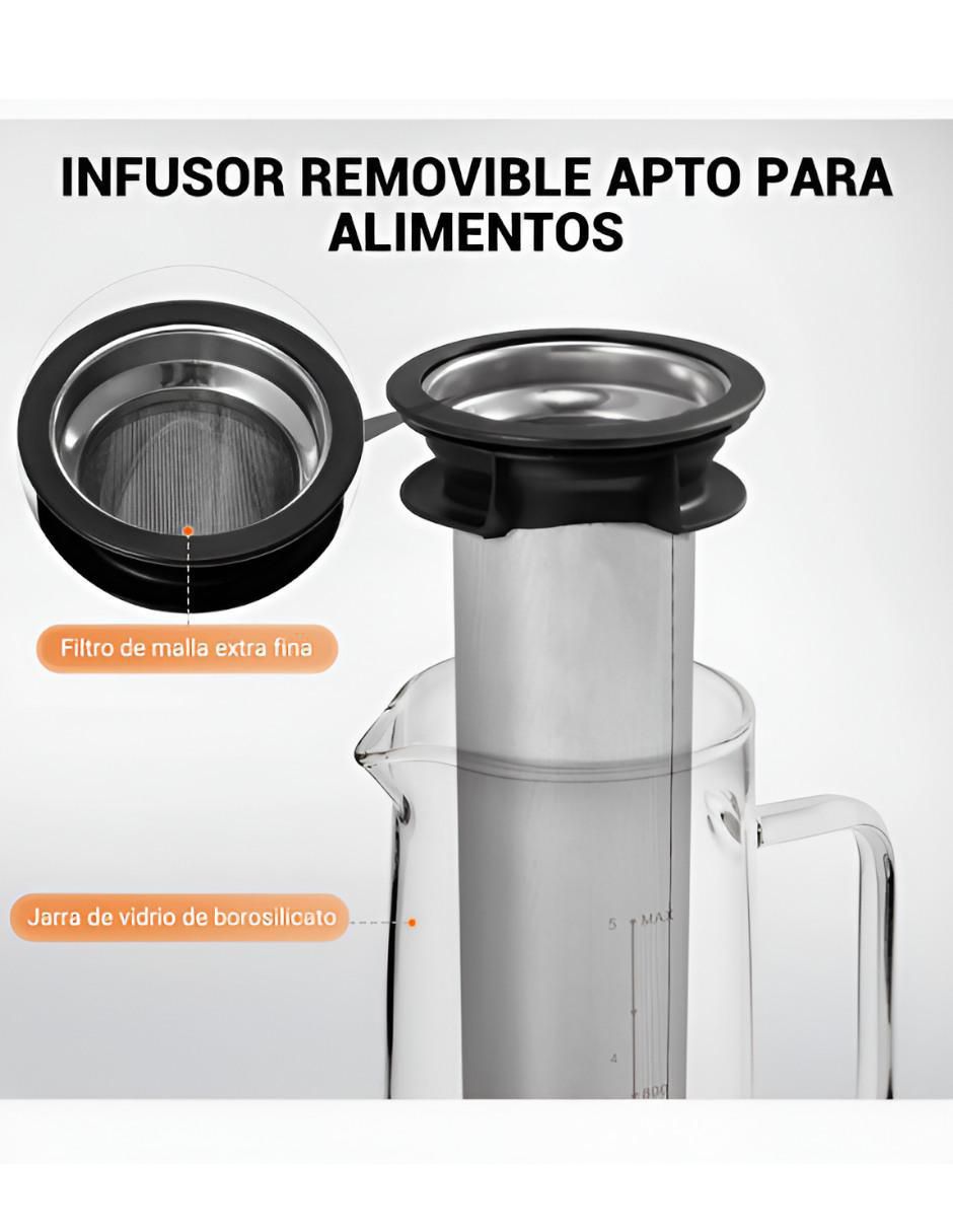 Tetera infusora Xtellar de vidrio