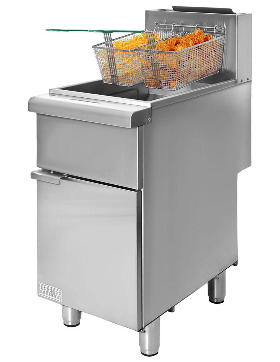 Freidora de aceite con compartimento doble Gutstark 24 L MKZ-FREIDORA24LG