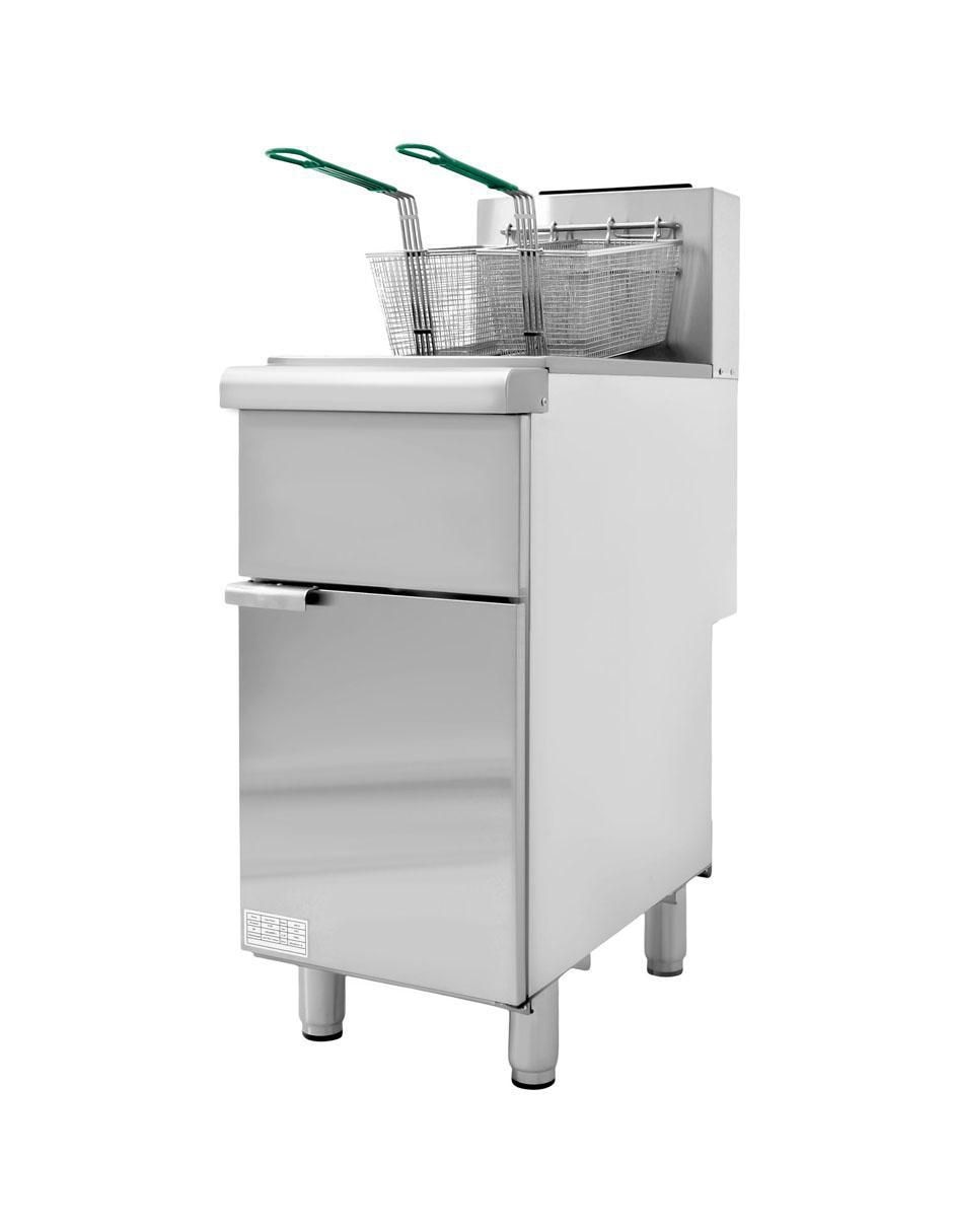 Freidora de aceite con compartimento doble Gutstark 24 L MKZ-FREIDORA24LG