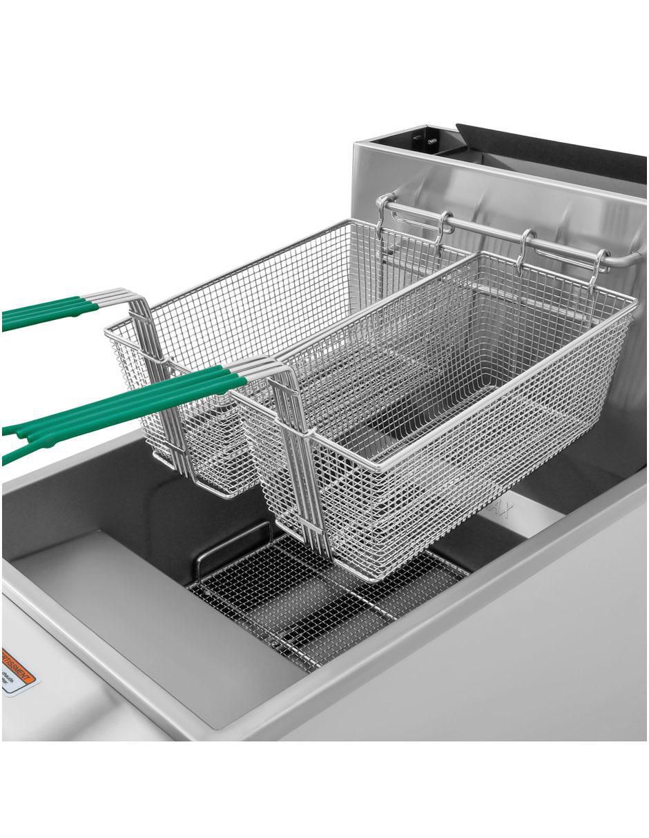 Freidora de aceite con compartimento doble 24 L MKZ-FREIDORA24LG Freidora de aceite con compartimento doble 24 L MKZ-FREIDORA24LG