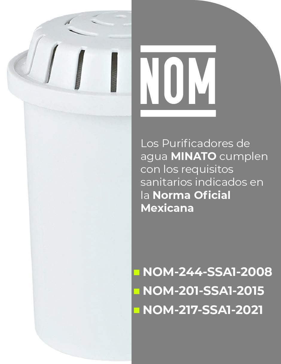 Repuesto filtro agua Minato carbón activado granular 5NWPD12