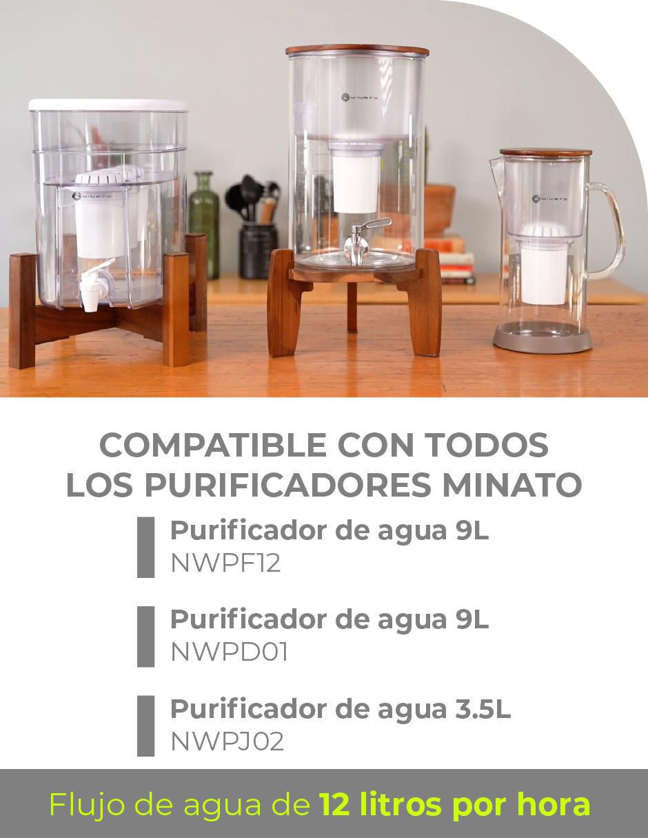 Repuesto filtro agua Minato carbón activado granular 5NWPD12
