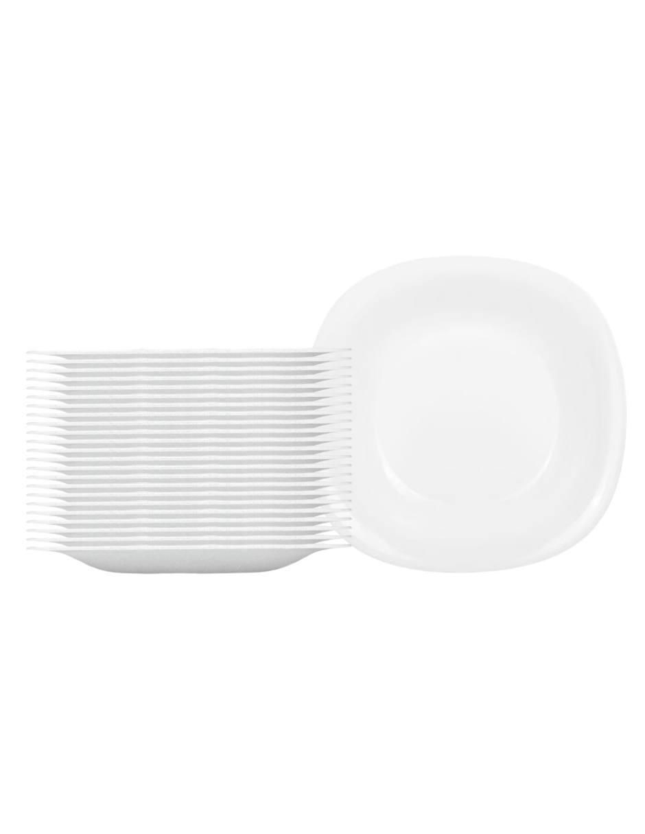 Set de plato para postre Carine de vidrio 24 piezas