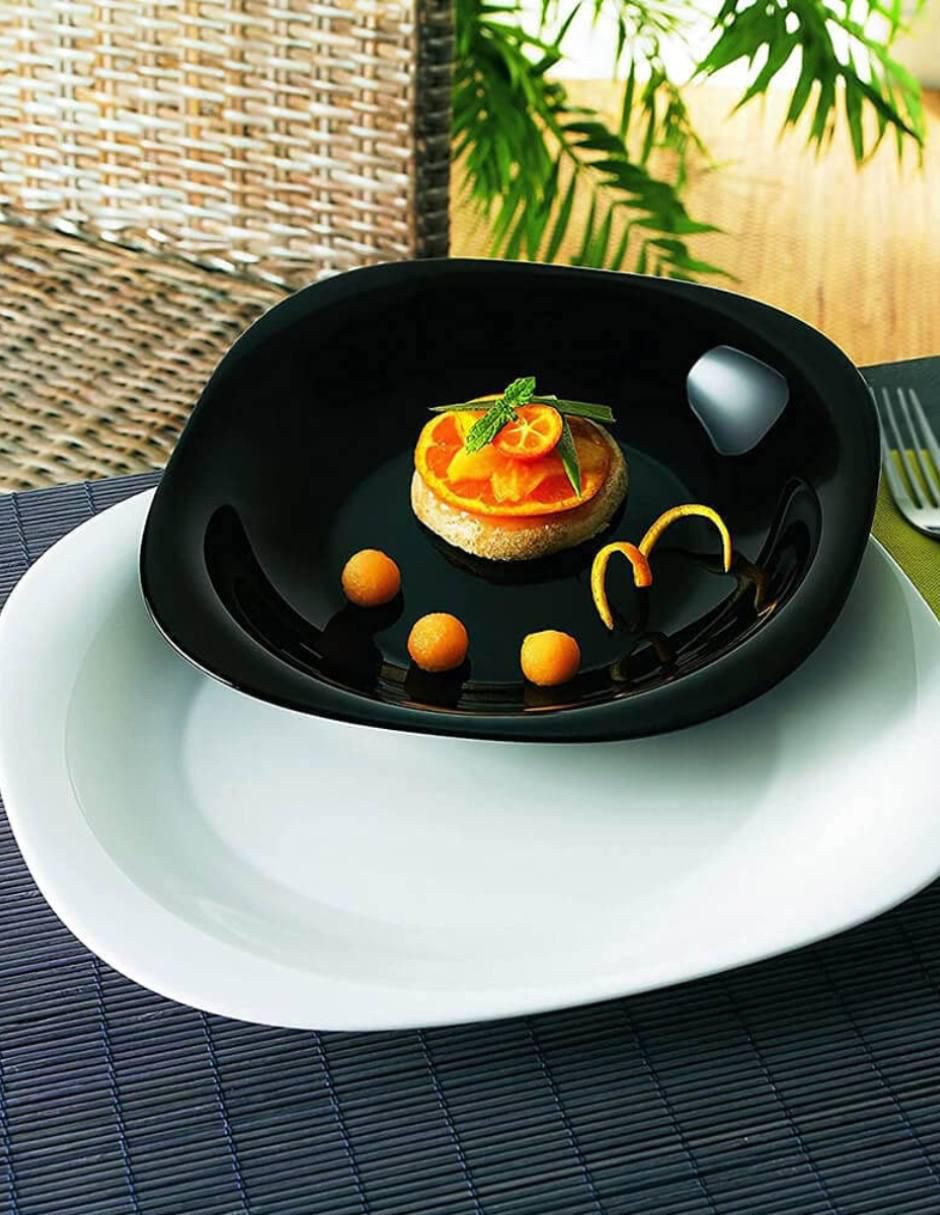 Set de plato para postre Carine de vidrio 24 piezas 3
