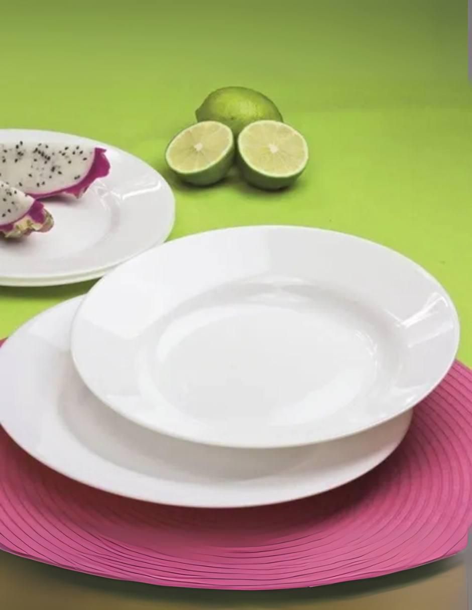 Set platos sopa Everyday de vidrio 24 piezas 2