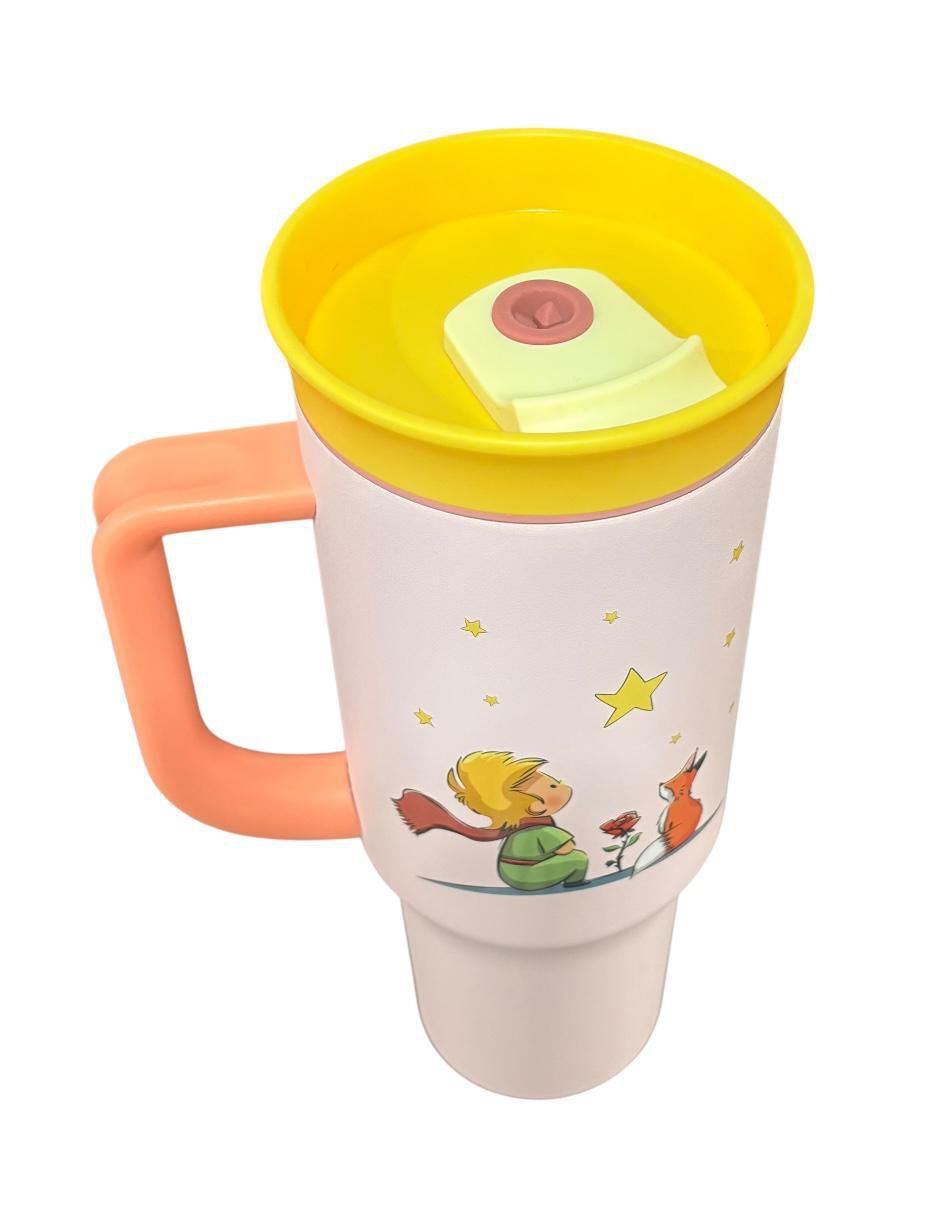 Termo de acero inoxidable El Principito con tapa rosca 1.2 L