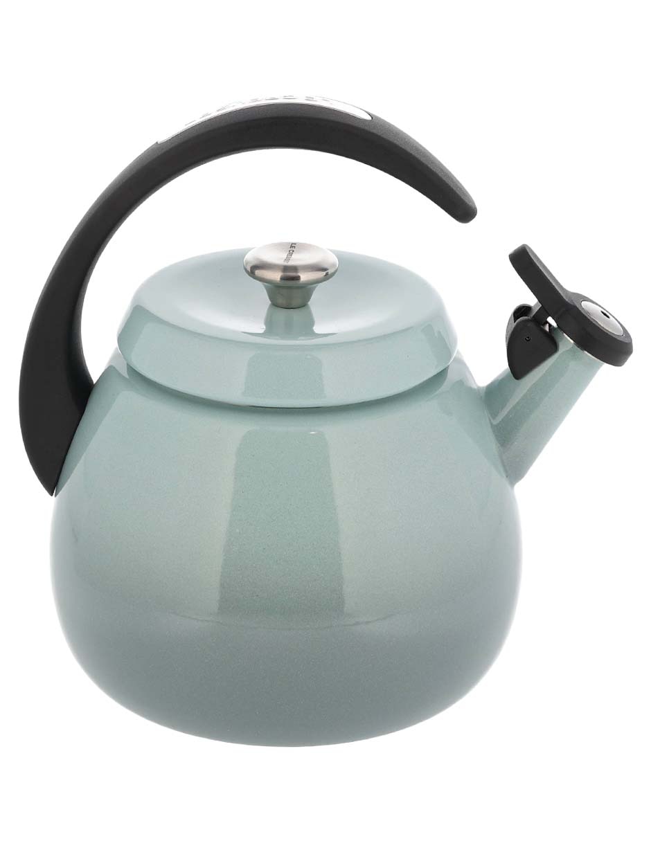 Tetera silbadora Le Creuset de acero inoxidable