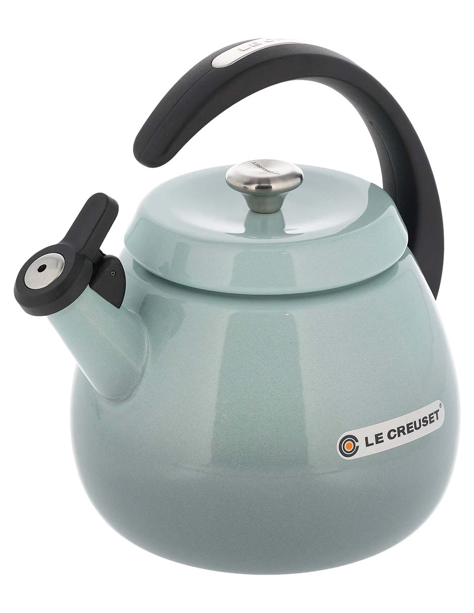 Tetera silbadora Le Creuset de acero inoxidable
