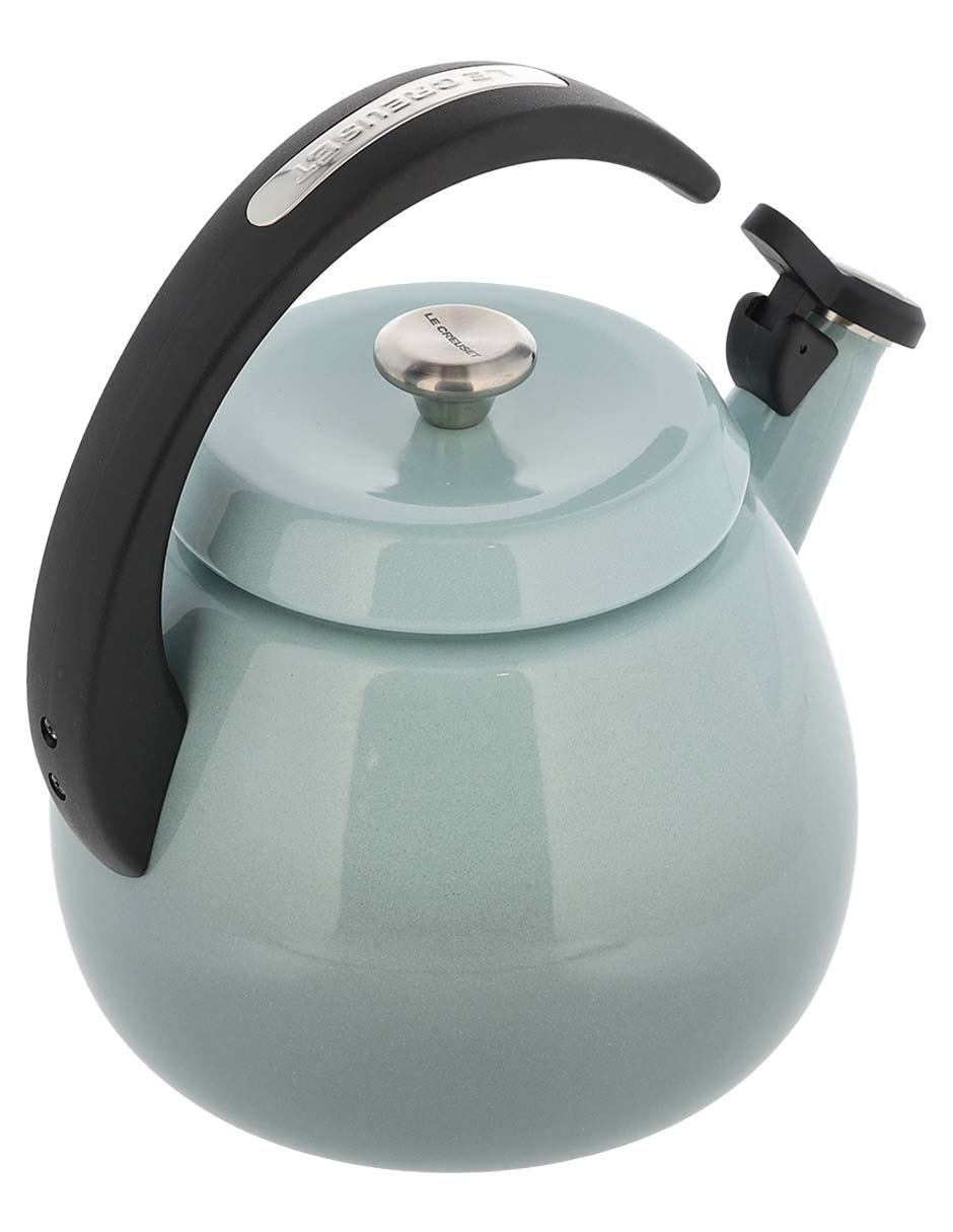 Tetera silbadora Le Creuset de acero inoxidable