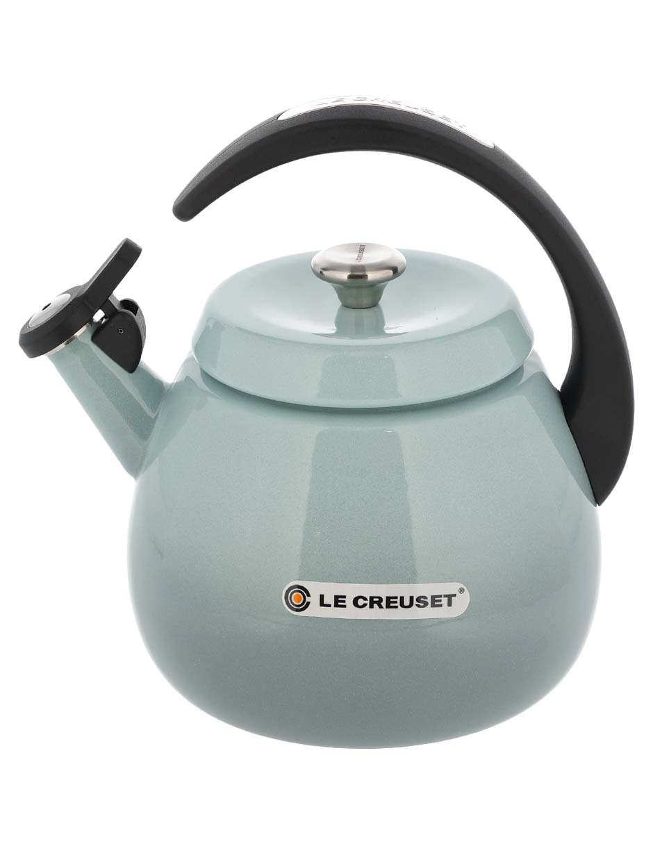 Tetera silbadora Le Creuset de acero inoxidable
