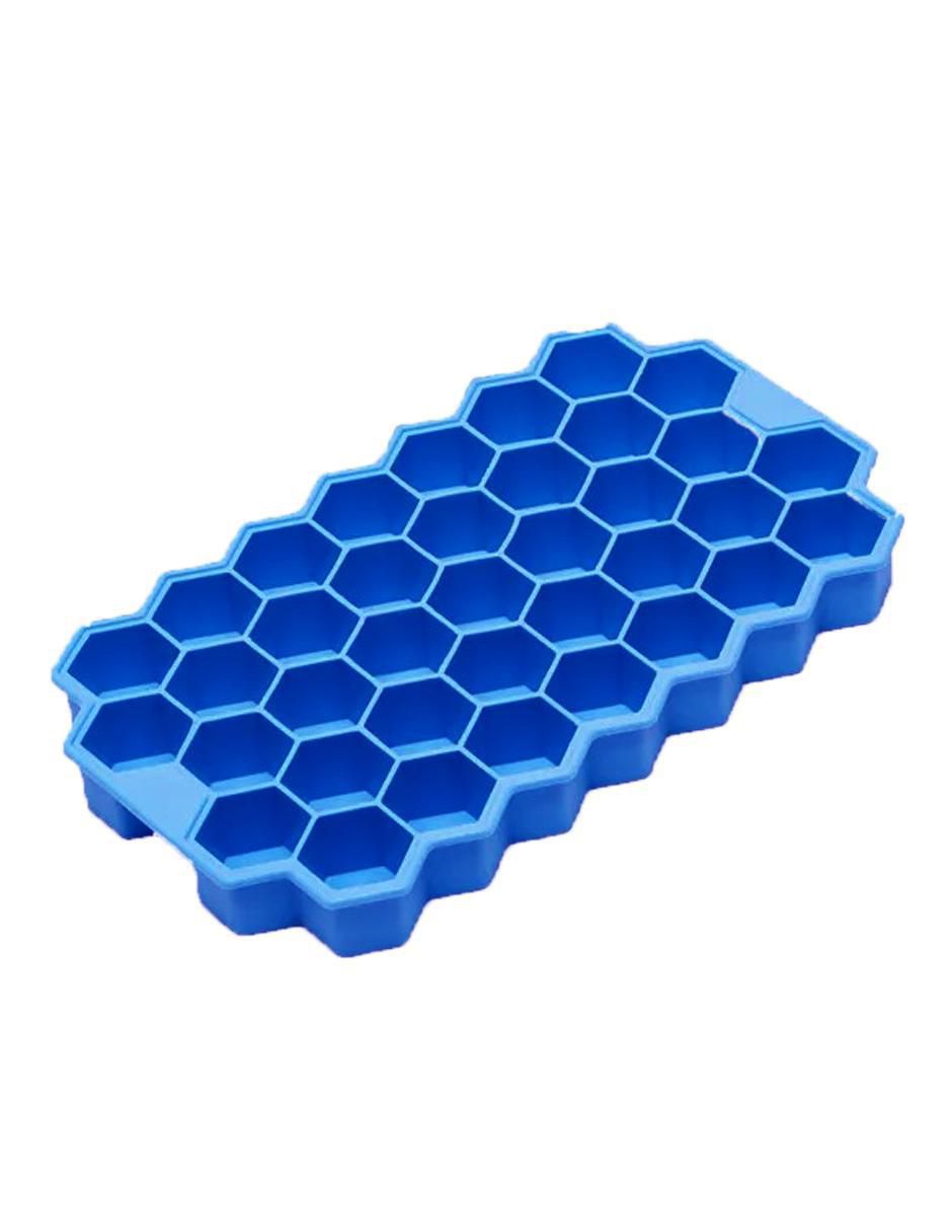 Molde para hielos silicón hexagonal 2