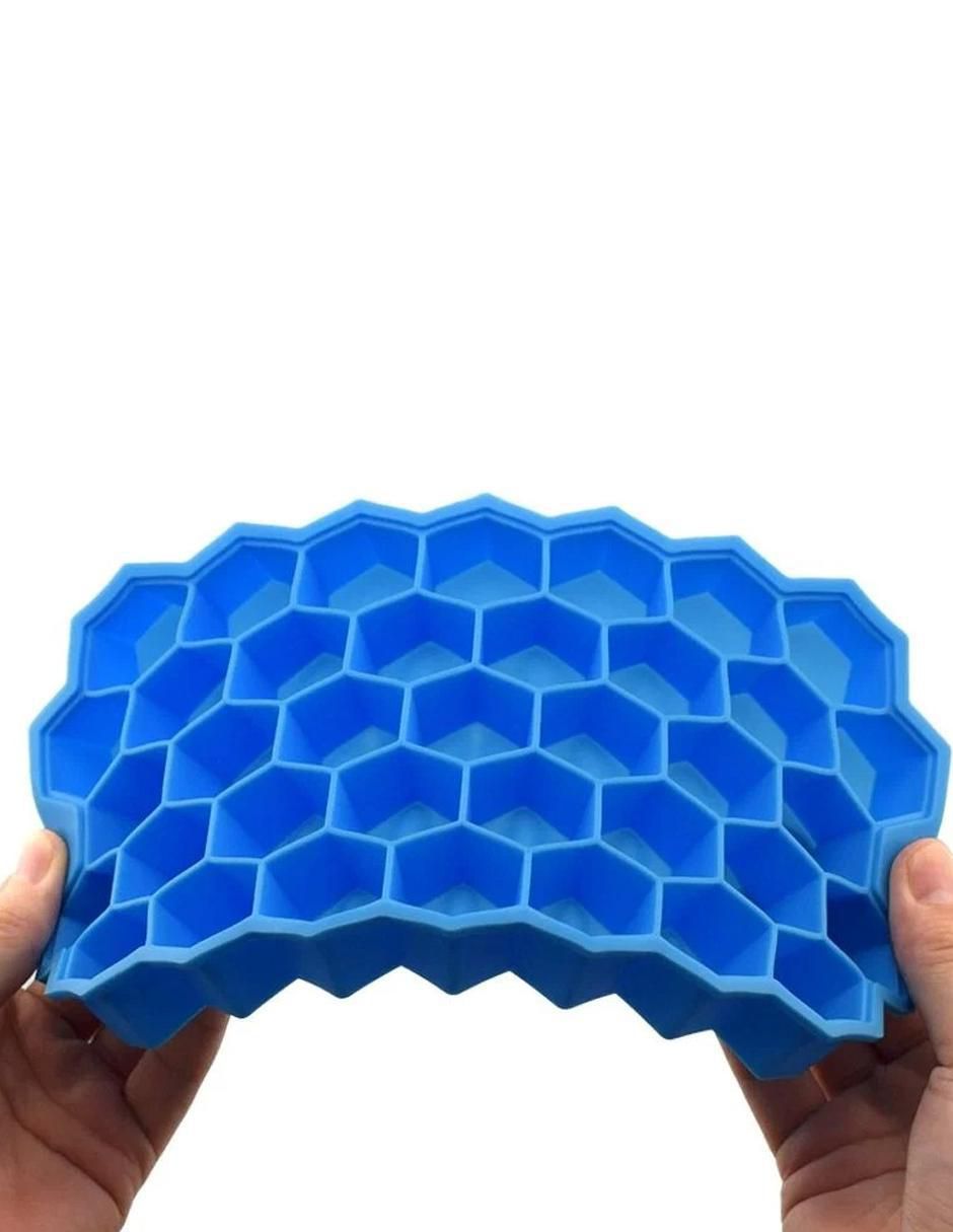Molde para hielos silicón hexagonal 5