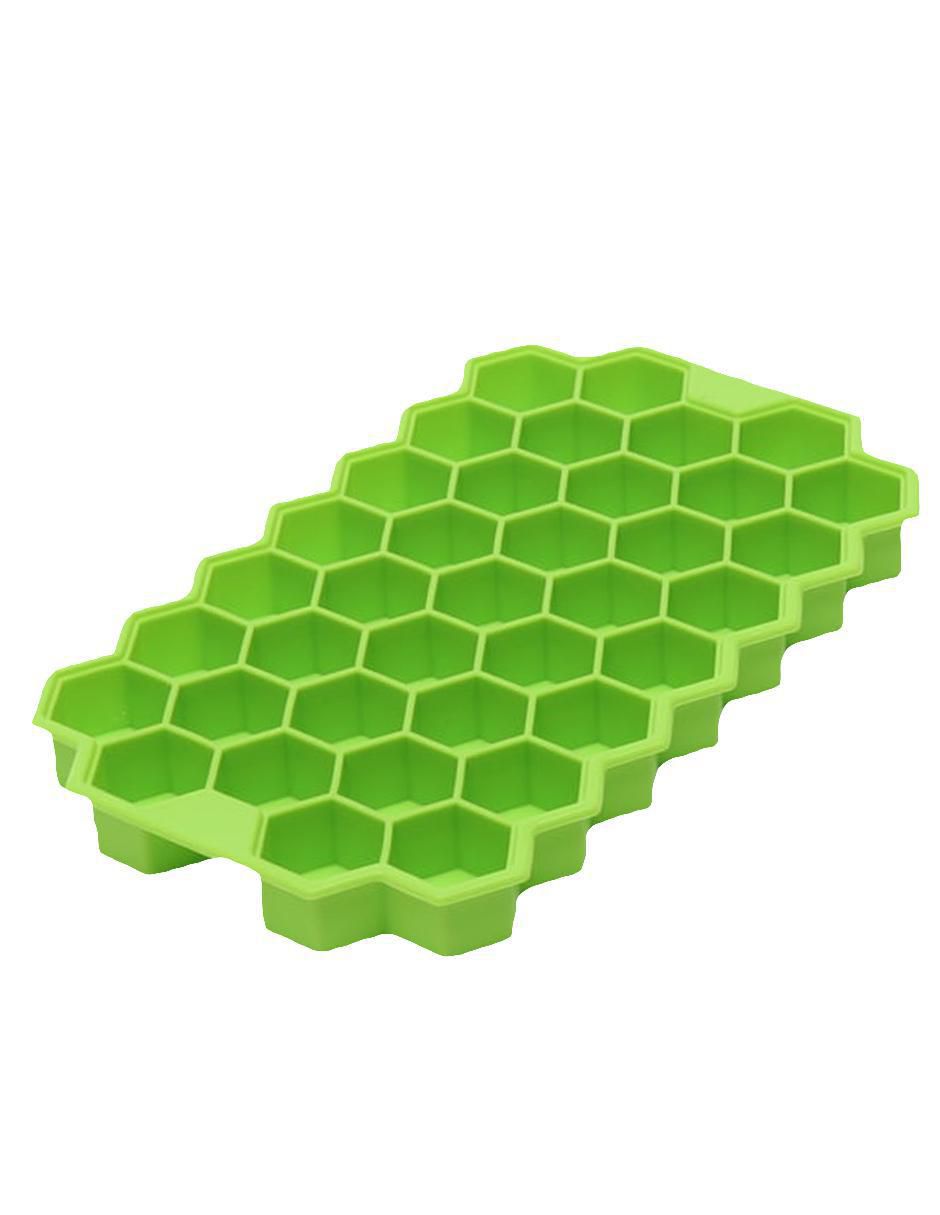 Molde para hielos silicón hexagonal