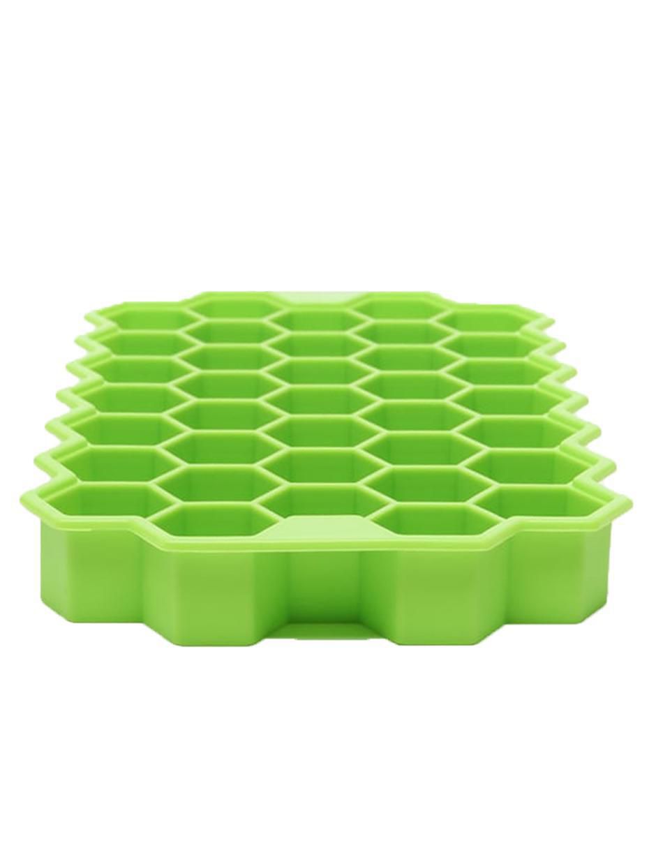 Molde para hielos silicón hexagonal 2