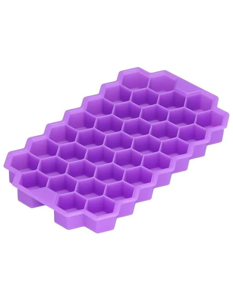 Molde para hielos silicón hexagonal 2