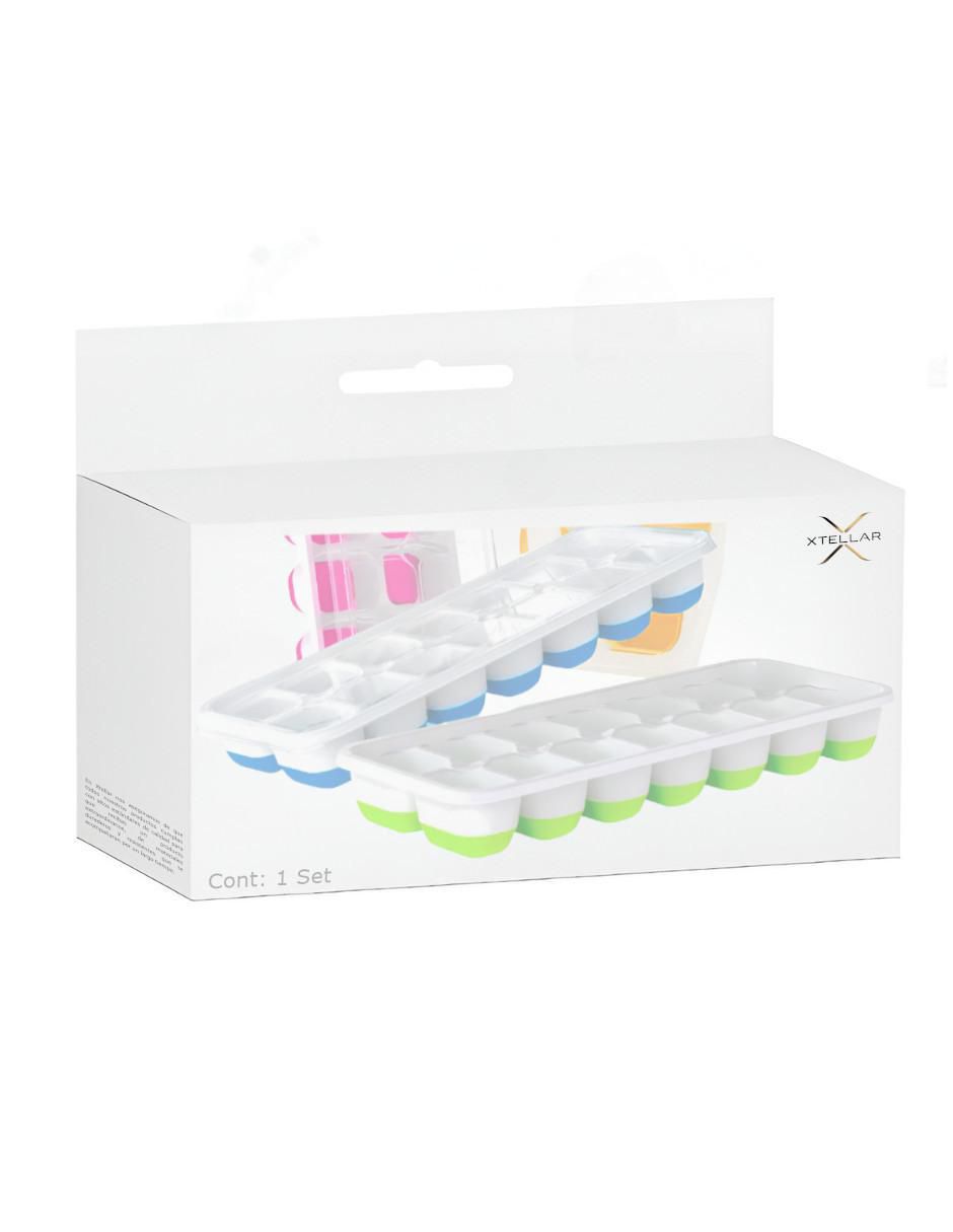 Molde para hielos silicón rectangular 5