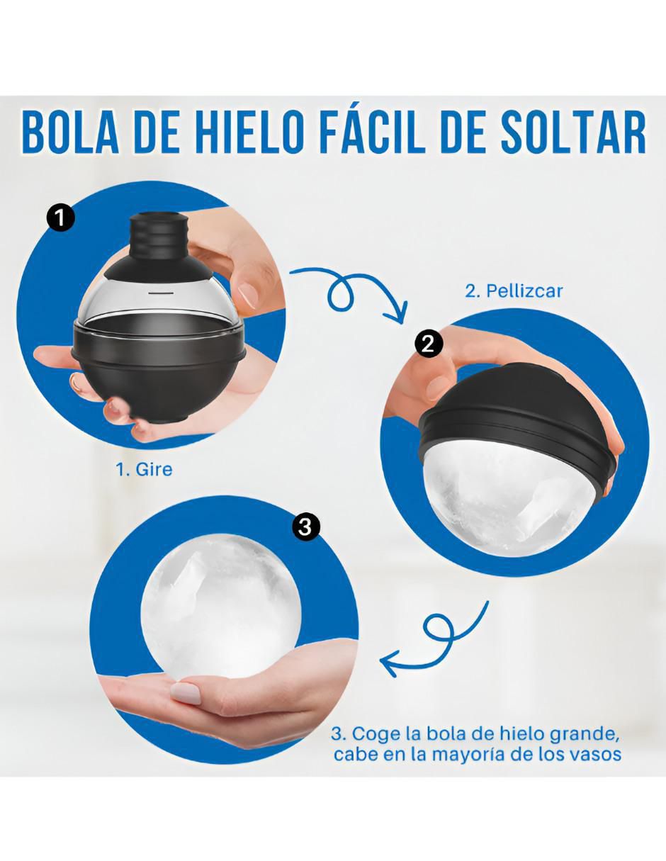 Molde para hielos silicón geométrica 2