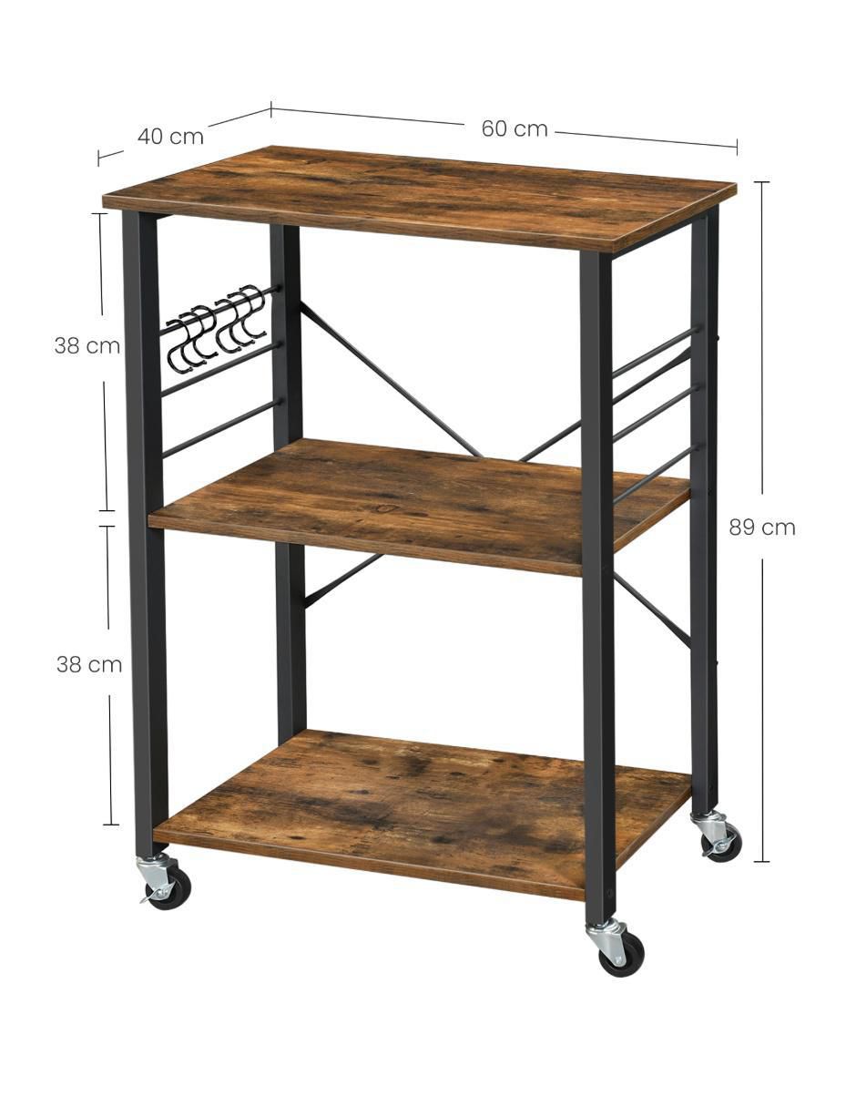 Estante de madera Bellita MKKS60XV1 4