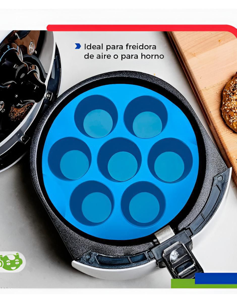 Molde cupcake silicón redondo 2