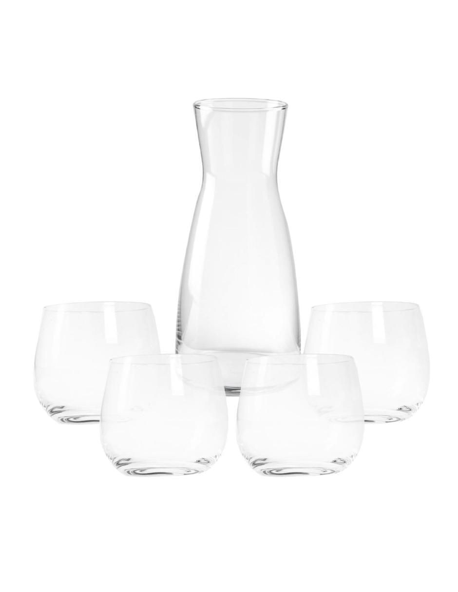 Set jarra con vasos de vidrio Torino Set jarra con vasos de vidrio Torino