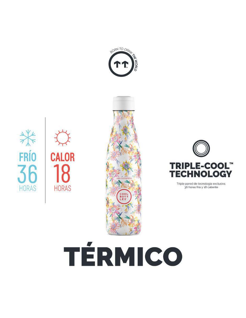 Termo de acero inoxidable Lara Costafreda - Secret Blossoms con tapa rosca 500 ml 5