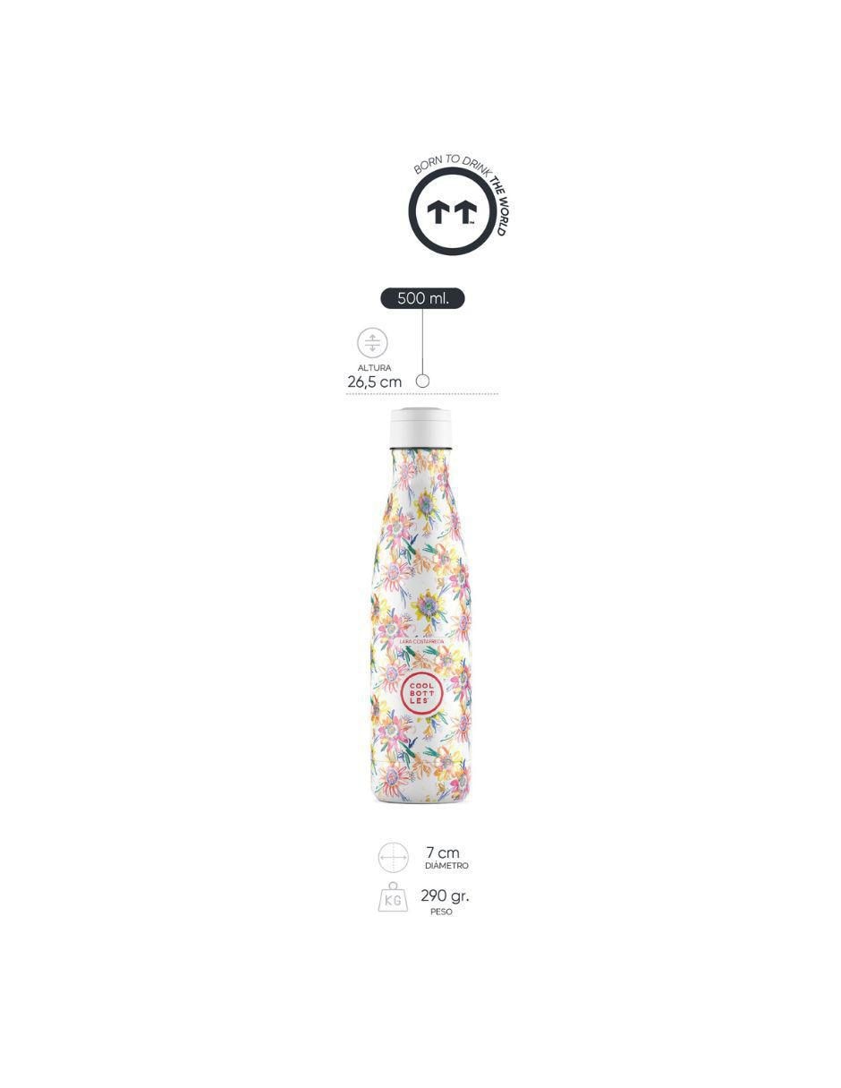 Termo de acero inoxidable Lara Costafreda - Secret Blossoms con tapa rosca 500 ml 7