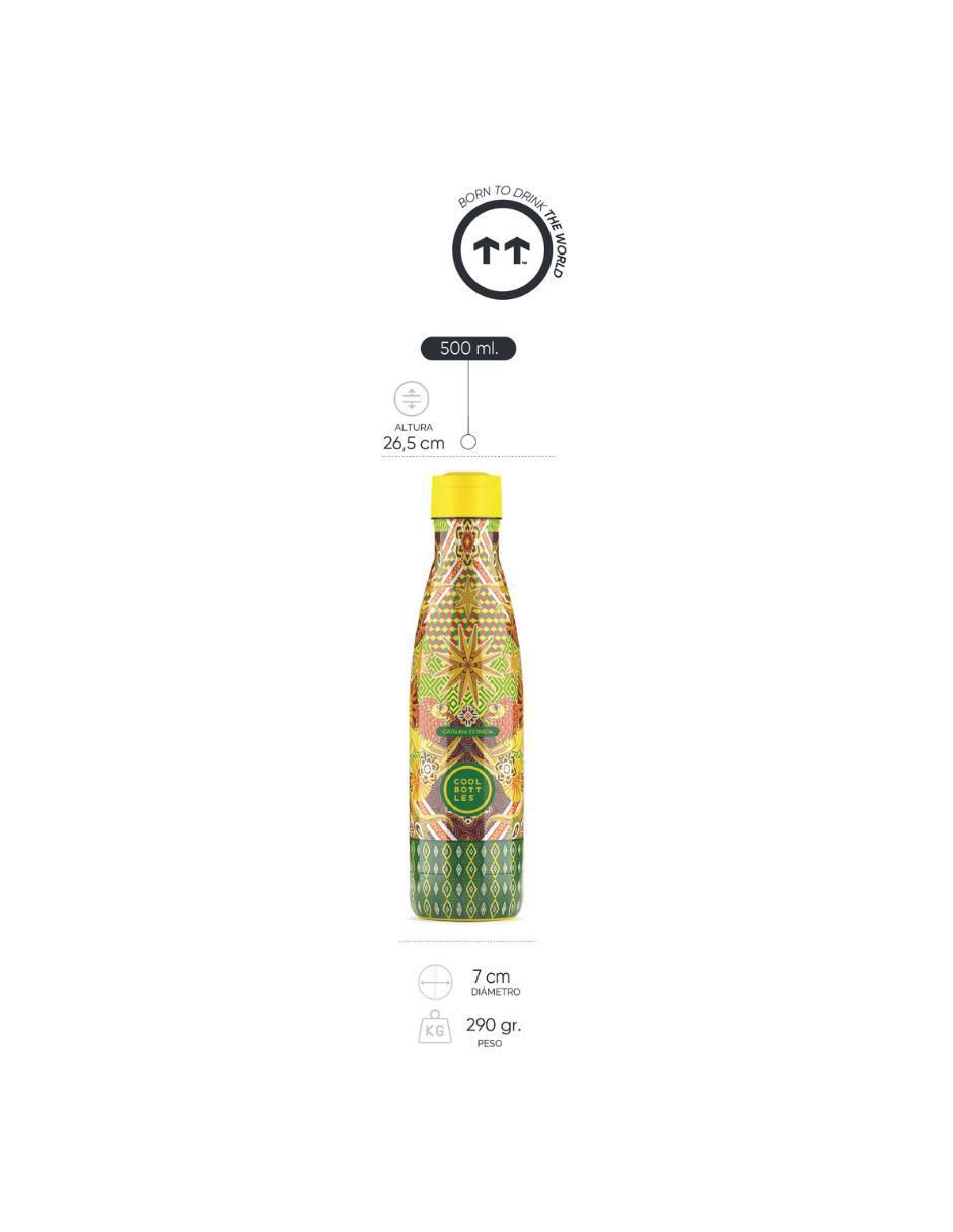 Termo de acero inoxidable Catalina Estrada - Mystical Lions con tapa rosca 500 ml 7