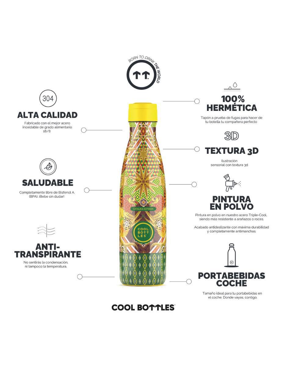 Termo de acero inoxidable Catalina Estrada - Mystical Lions con tapa rosca 500 ml 4