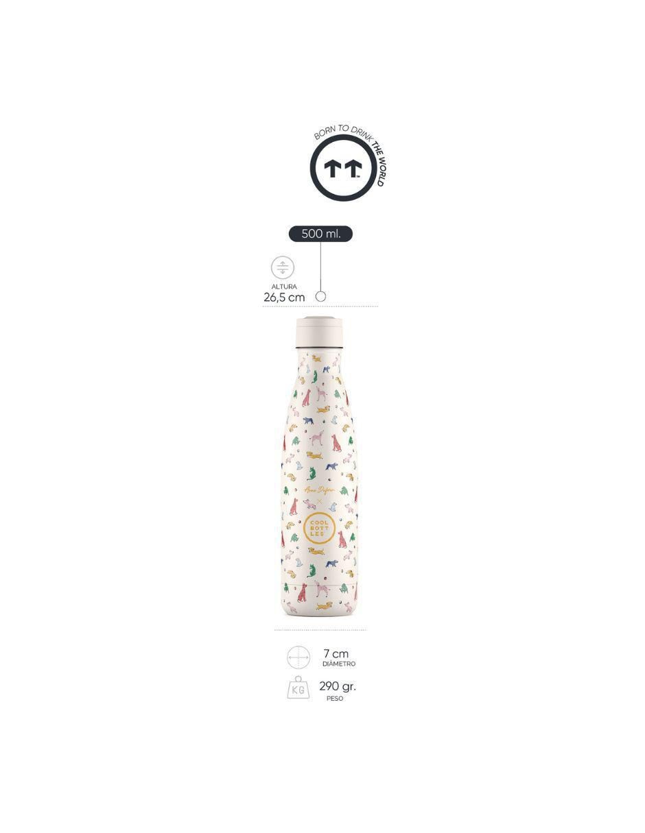 Termo de acero inoxidable Arno Dufour - Doggie Party con tapa rosca 500 ml 7