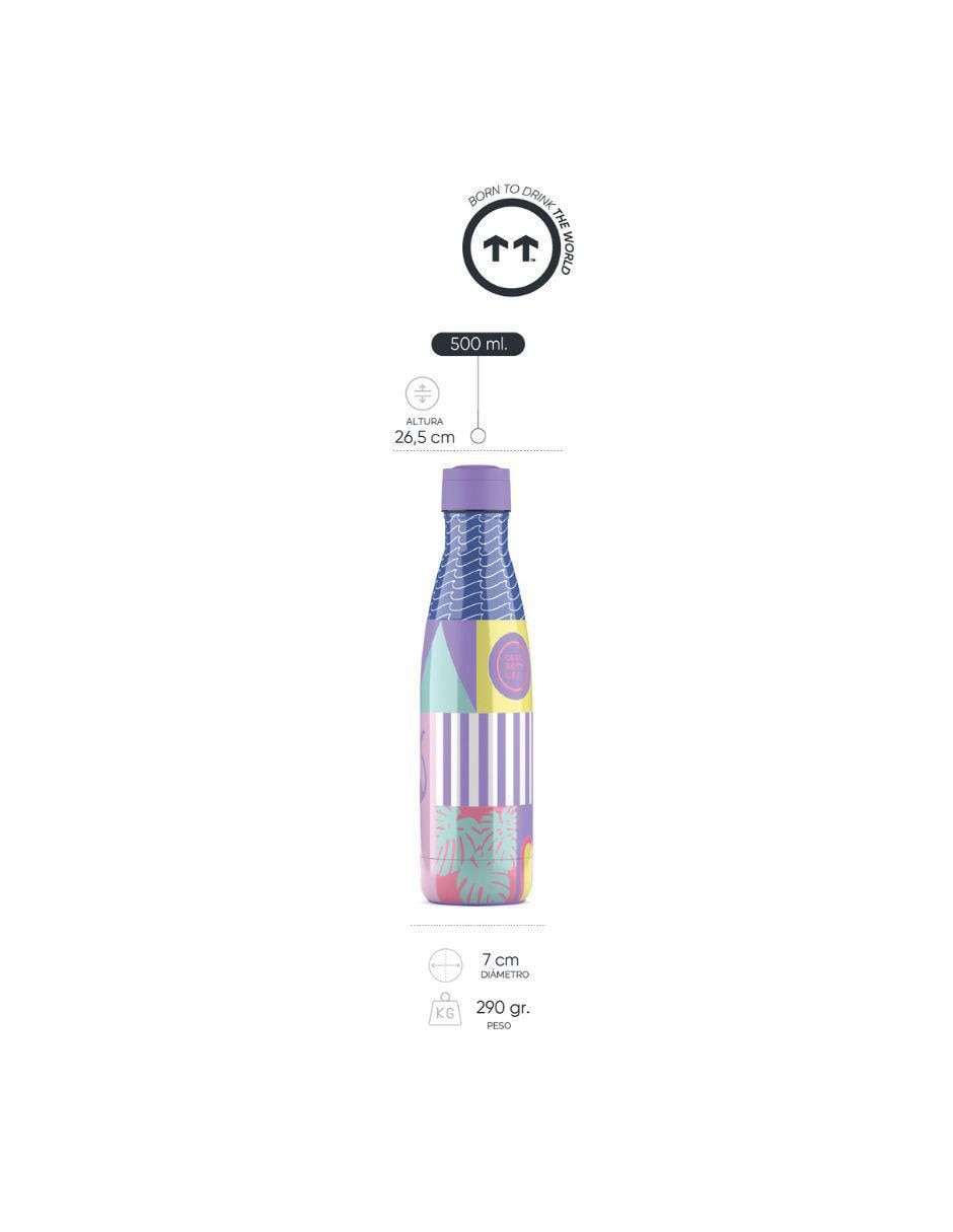 Termo de acero inoxidable Antonyo Marest - René con tapa rosca 500 ml 7