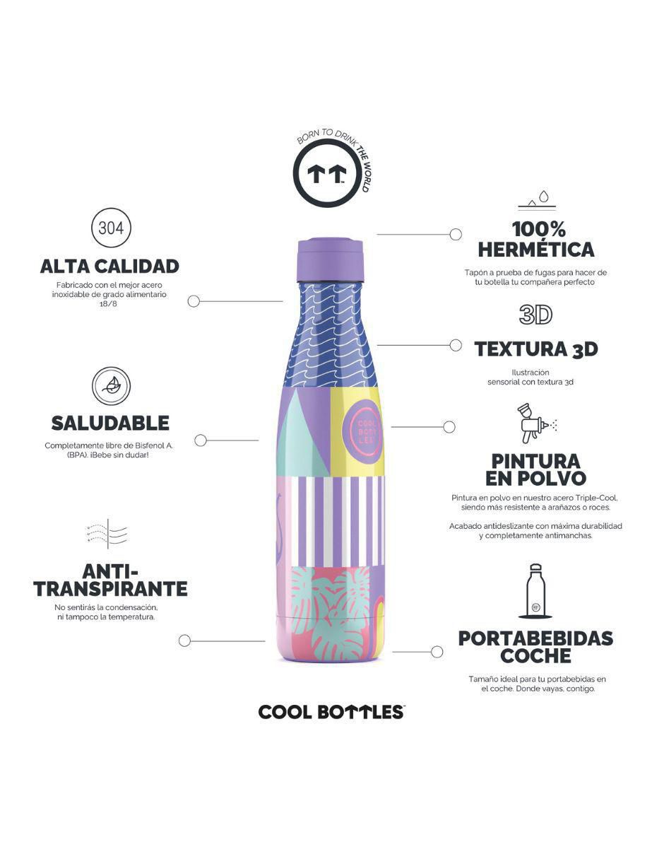 Termo de acero inoxidable Antonyo Marest - René con tapa rosca 500 ml 4