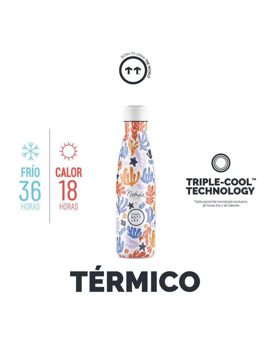 Termo de acero inoxidable Nébula Underwater Fun con tapa rosca 2
