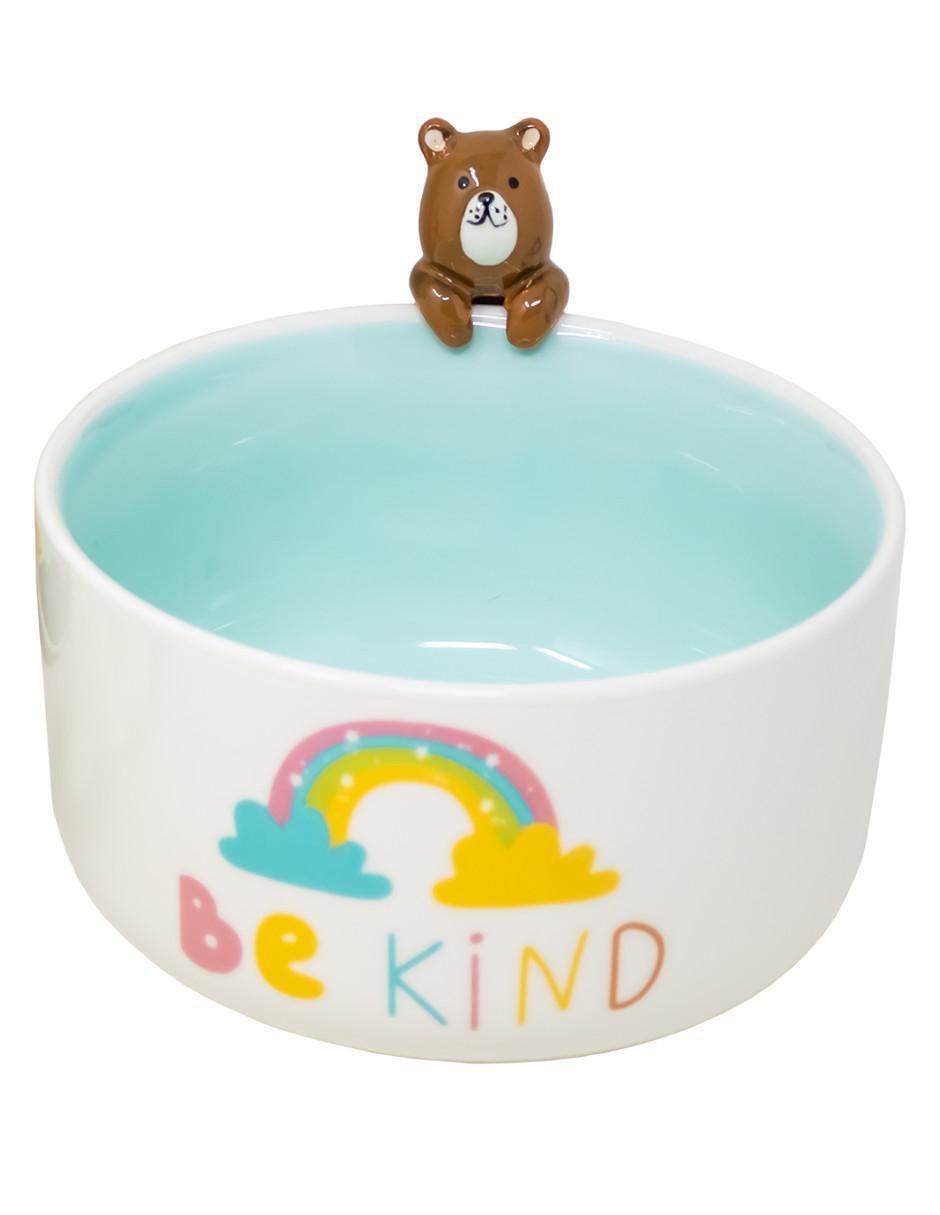 Vajilla infantil be kind bear de cerámica 3