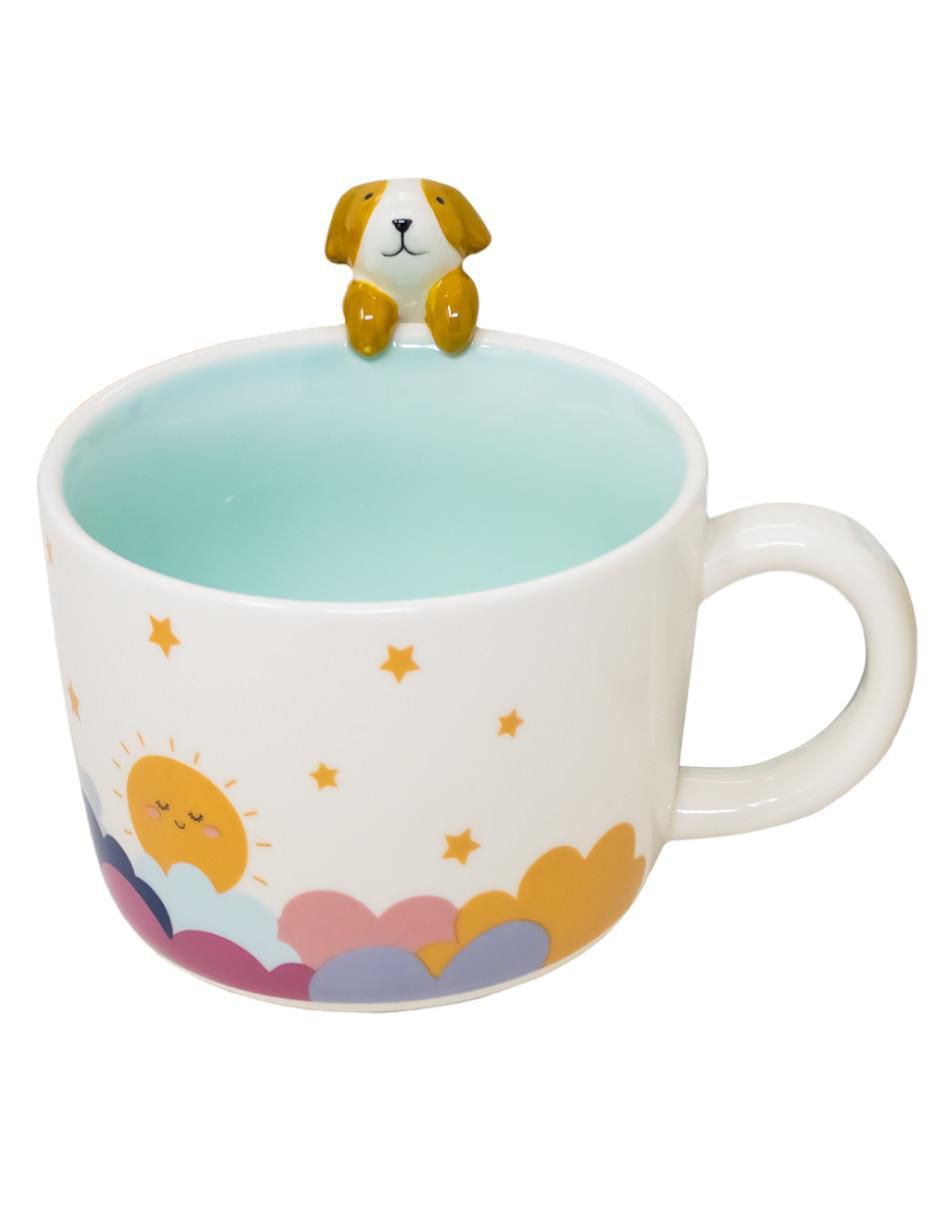 Vajilla infantil sweet dream blue de cerámica 4