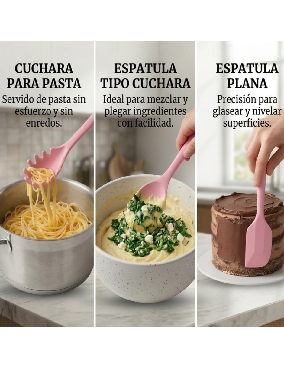 Set espátulas Cm-top 3 piezas