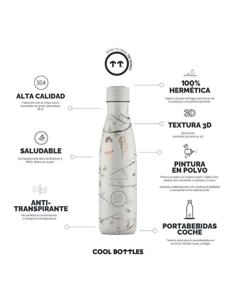 Termo de acero inoxidable Paula Alenda - Hanging Friends con tapa rosca 500 ml