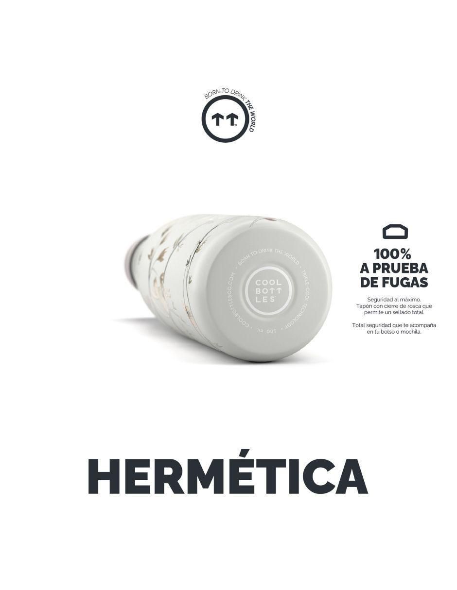 Termo de acero inoxidable Paula Alenda - Hanging Friends con tapa rosca 500 ml